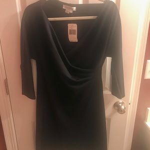Kay Unger black dress